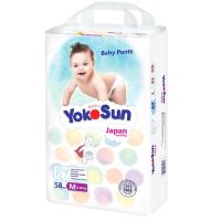 Подг-трусики YokoSun детские №2 М (6-10кг) 58шт